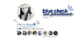 how to have blue badge bio on facebook