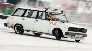 Омская Джымхана на ВАЗ 2104!