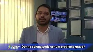 Entrevista para TV sobre dor na coluna