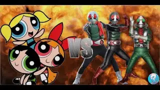 MUGEN - Request - MVC Power Puff Girls VS Kamen Rider 1,2 & 3 - See Description