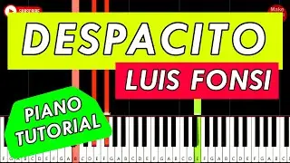 DESPACITO (Luis Fonsi) - Piano Tutorial