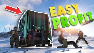 The LUCKY AIRDROP that GAVE ME a PERFECT START! - Rust Solo Survival #1