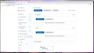 D2L - Organizing, Deleting, and Hiding Modules