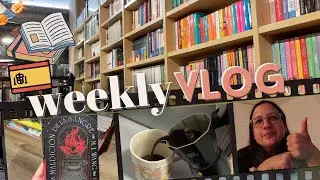 new routines, bookstores, and rainy days