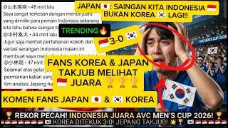 VIRAL!! KOREAN AND JAPANESE FANS STUNNED BY INDONESIA'S INCREDIBLE PERFORMANCE!