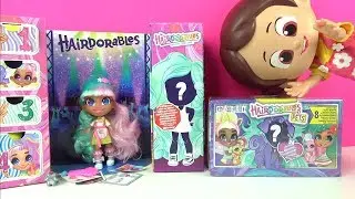 Hairdorables sürpriz Pets Niloya ve Maşa ile Gerçek saçlı oyuncak evcil hayvanlar kutu açılımı