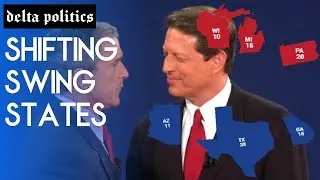 The Shifting Battleground States in the US Presidential Election