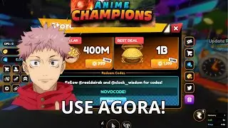 NEW CODE! Use Esse Código Agora Para Ganhar Esse Item no Anime Champions!