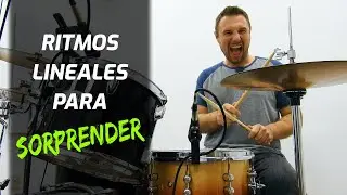 APRENDE a crear RITMOS lineales ESPECTACULARES - Clases de BATERIA