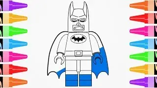 How to Draw LEGO Batman | Art Drawing & Coloring
