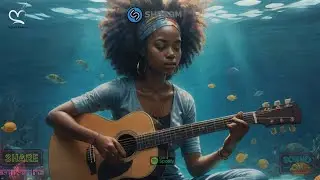 🌊Chill Afro Guitar Music & Wave Sounds To Sleep, Study