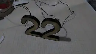 Маленькие световые буквы
