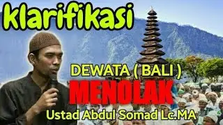 Klarifikasi ustad somad di tolak ceramah di bali