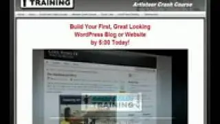 Free Wordpress, Crash Course Training Video Learn Wordpress.