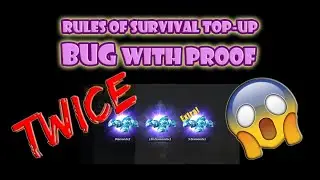 Rules of Survival TopUp BUG | ROS gave me diamonds TWICE on ONE Top UP with video PROOF