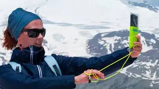 В горах с Aquapac. 100% защита от снега, воды, влаги.
