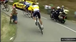 Lance Armstrong Luz Ardiden Stage 15 2003 Tour de France - Best Moments 