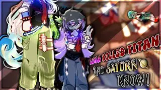 -‘SATURN’🪐reaction after found OUT❗️ ￼..[SolarBalls] “LUNA being luna!!” ~AU~ by :@Majesty_No0r ￼🎀