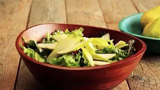How to make Pear and Turkey Salad with Aged Gouda and Walnuts