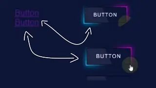 Creative CSS button hover effect || Glowing gradient button || HH tech services