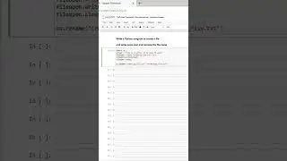 3.5 Write a python program to create a file  and write some text and rename the file name? #python