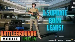 PUBG (BGMI) SEASON 1 LEAKS || PUBG SEASON 1, BGMI  1.5 UPDATE LEAKS