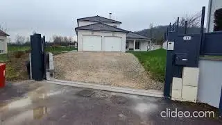 Fabrication et pose du Portail Sectionnel, portail dernière génération.