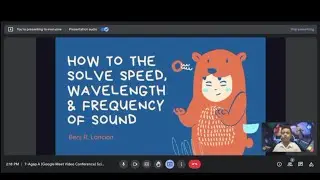 How To Solve Speed, Wavelength, and Frequency Of Sound (Madali Lang Pala To)
