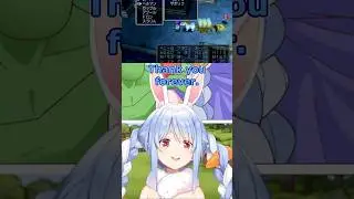 Pekora: Thank you Brown.  Thank you forever.  (DQ5)  [Hololive/#Shorts]