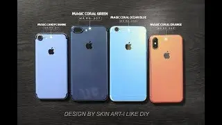 How to Apply a Dbrand Iphone X | Blue color Skin