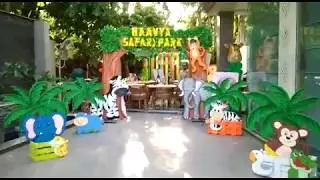JUNGLE THEME PARTY DECORTIONS / jungle theme ideas for birthday / safari theme / jungle party idea