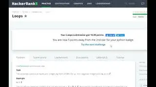 #Python #Coding #HackerRank | loop in Python | loop HackerRank Python Solution Explained