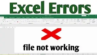 Excel file ke error ko kaise hataye | How to remove error in excel file | Excel File Error