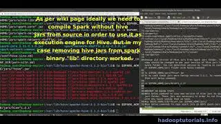 Part-5: Using Spark as execution engine for Hive - HadoopTutorials.info