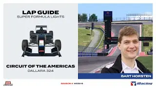 SFL iRacing Lap Guide: Super Formula Lights at COTA