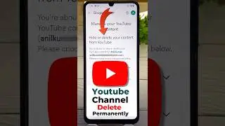 Youtube channel delete kaise kare | How to delete Youtube channel |Youtube channel kaise delete kare