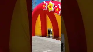 Летняя надувная сцена для проведения городских праздников 