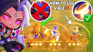 THARZ❌❌ VALE✅✅HOW TO USE META VALE IN NEW UPDATE 2024 NOVEMBER??‼️ | UPDRAFT SKILL 2 ✅ | mlbb😱🔥