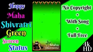 Happy Mahashivratri Whatsapp Status Green Screen || Green Screen Mahashivratri Status
