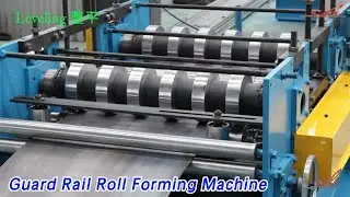 3 Waves Guard Rail Roll Forming Machine 15m/min PLC Control For Highway Guard