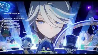 C0 Raiden Shogun & Kuki Hyperbloom Spiral Abyss 4.2/4.3 Full Star - Genshin Impact