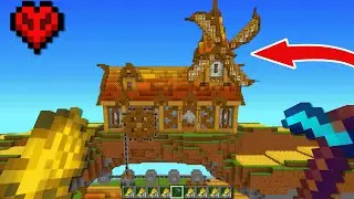 I Built an Automatic Wheat Farm in Minecraft Hardcore