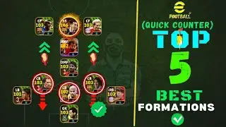Top 5 Best Formations For Quick Counter In eFootball 2024