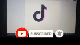 how to draw TikTok logo using Ms word paint  #shortsfeed #shorts #short #tiktok #trending #ytshorts