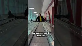 How #dancers use the escalator