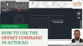 HOW TO USE THE OFFSET COMMAND IN AUTOCAD