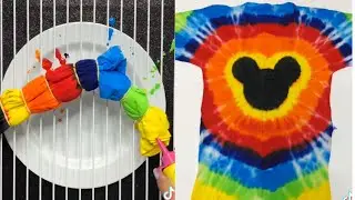 17 AMAZING TIE-DYE IDEAS/ MICKEY TIE-DYE/ HEART AND MORE