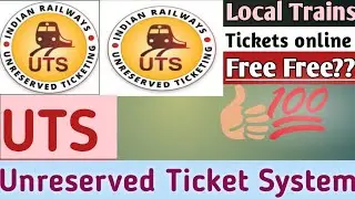 Unreserved train tickets for free? free Local train tickets? #uts #shorts #shortsvideo #technozyan