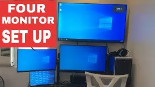 DIY | Set up na may 4 MONITORS sa Laptop?! | DIY Multi-Monitor Setup