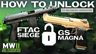 THE FASTEST way to UNLOCK FTAC Siege & GS Magna / MW2